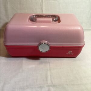 Caboodle Ulta Beauty Pretty in Pink Case Makeup Skincare Travel Divided Storage